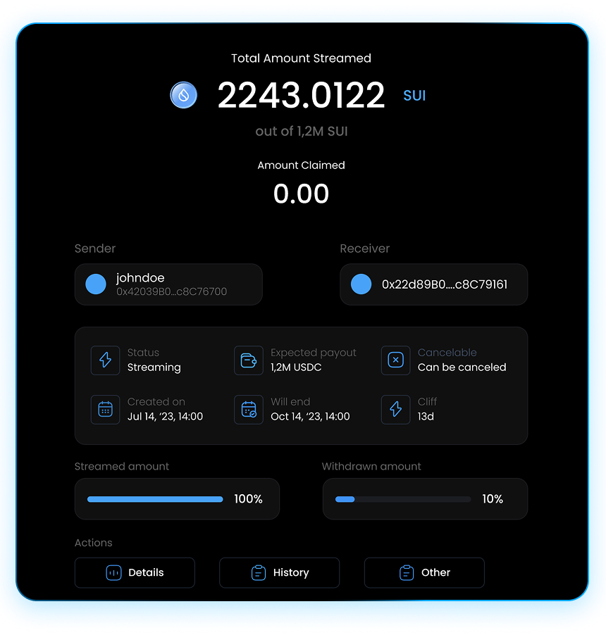 Coindrip App
